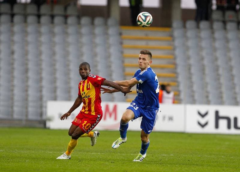 Football. T-Mobile Ekstraklasa. Korona Kielce - Ruch Chorzow. 17.04.2015