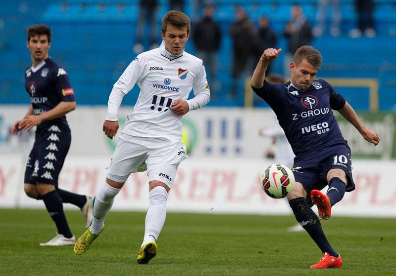 Football. FACR Cup. Banik Ostrava - 1. FC Slovacko. 08.10.2014