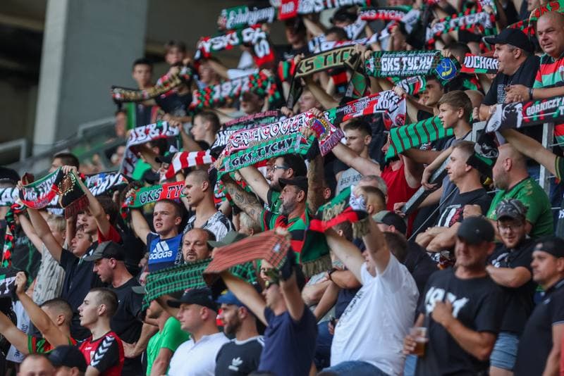 Football. Fortuna I Liga. GKS Tychy - Miedz Legnica. 25.08.2023