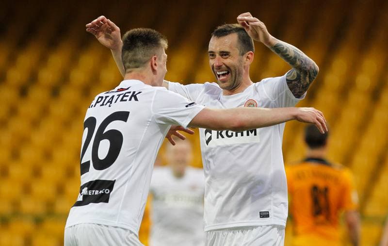 Football. I Liga. GKS Katowice - Zaglebie Lubin. 25.04.2015