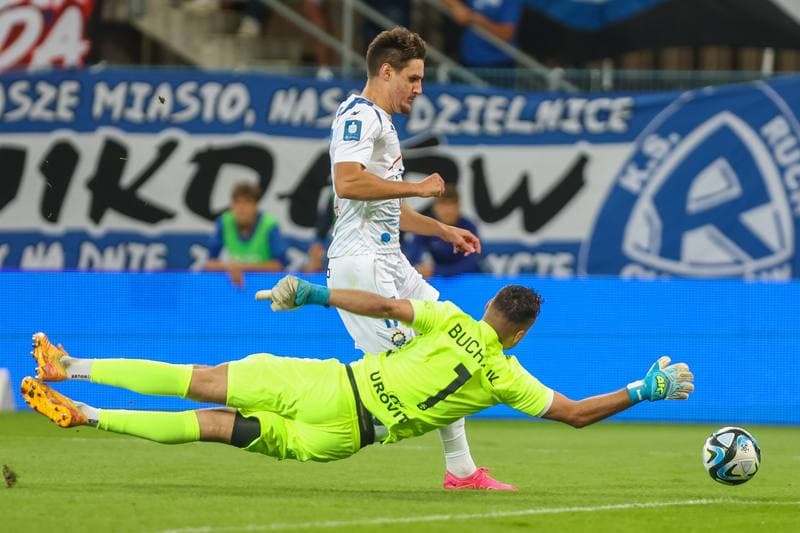 Football. PKO BP Ekstraklasa. Ruch Chorzow - Stal Mielec. 01.09.2023
