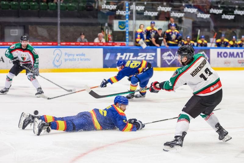 Ice Hockey. Tauron Hokej Liga. GKS Tychy - PZU Podhale Nowy Targ. 08.09.2023