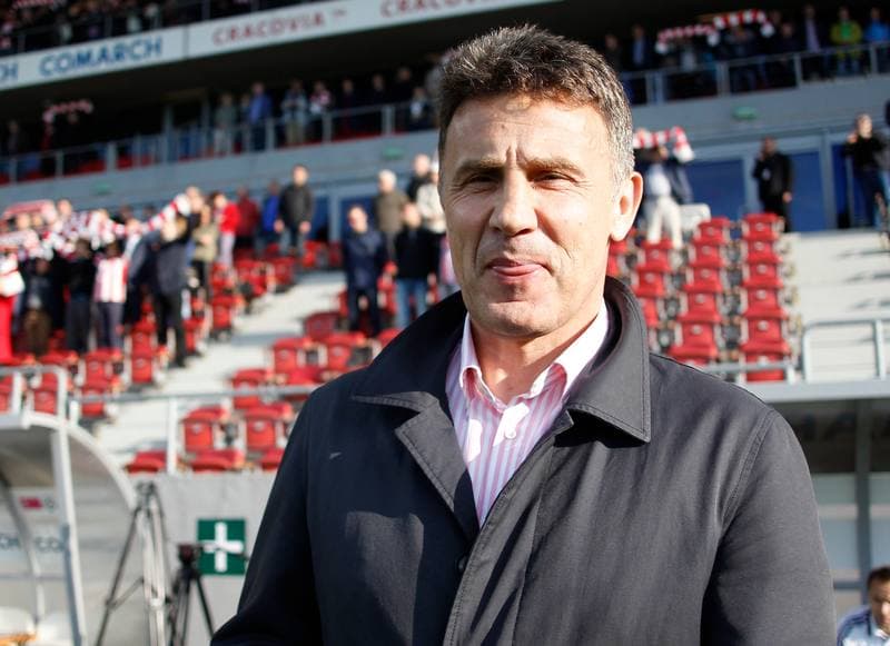 Football. T-Mobile Ekstraklasa. Cracovia Krakow - GKS Belchatow. 10.05.2015