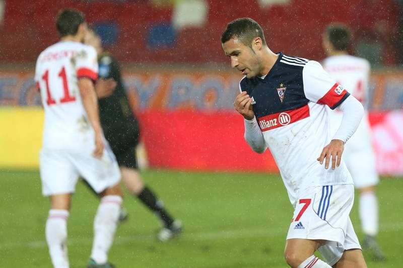 Football. I Liga. Gornik Zabrze - Znicz Pruszkow. 29.10.2016