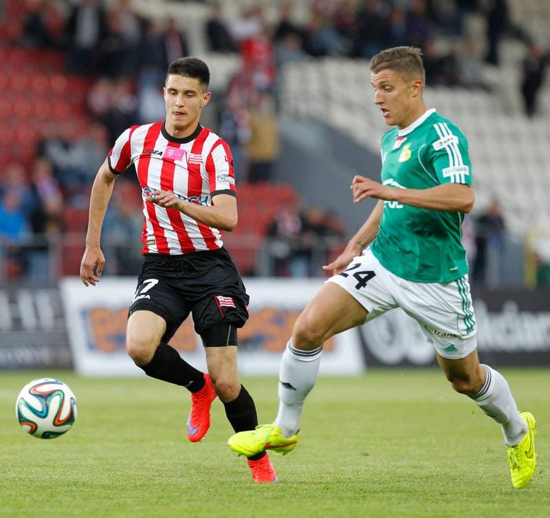 Football. T-Mobile Ekstraklasa. Cracovia Krakow - GKS Belchatow. 10.05.2015