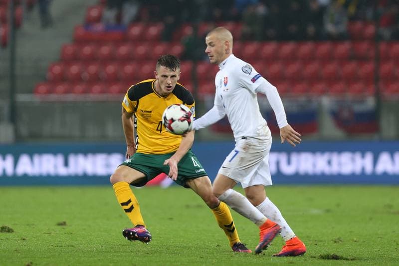 Football. World Cup Qualifiers. Slovakia - Lithuania. 11.11.2016