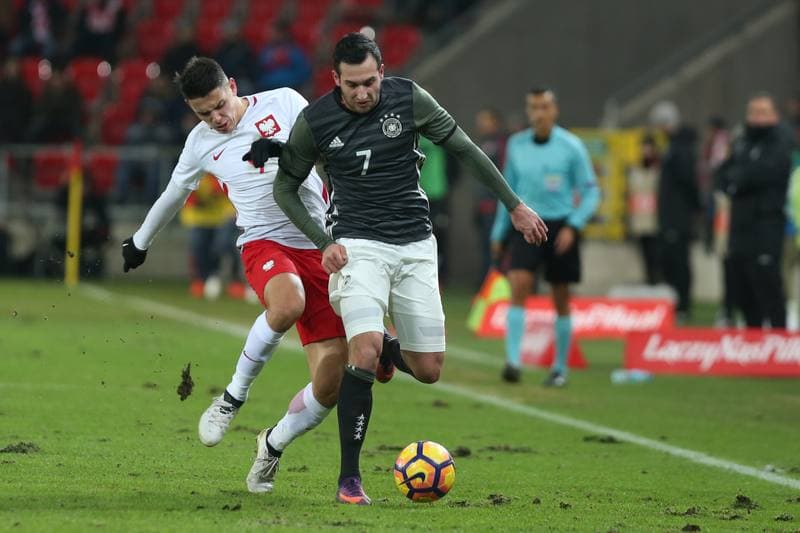Football. International Friendly. Poland U21 - Germany U21. 15.11.2016