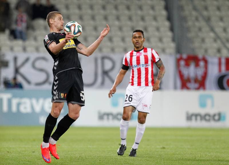 Football. T-Mobile Ekstraklasa. Cracovia Krakow - Korona Kielce. 22.05.2015