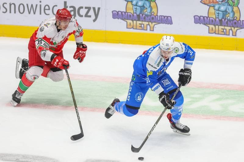 Ice Hockey. Tauron Hokej Liga. Zaglebie Sosnowiec - Re-Plast Unia Oswiecim. 08.10.2023