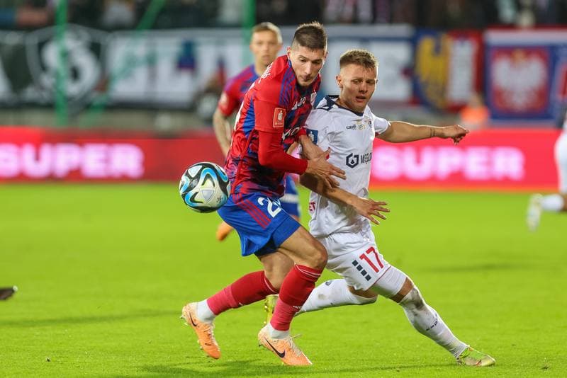 Football. PKO BP Ekstraklasa. Gornik Zabrze - Rakow Czestochowa. 22.10.2023