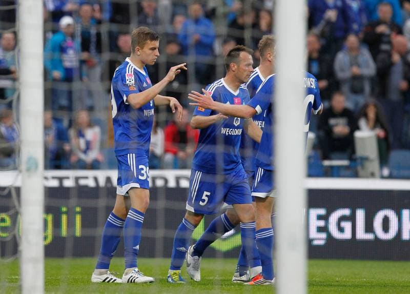 Football. T-Mobile Ekstraklasa. Ruch Chorzow - GKS Belchatow. 21.09.2014