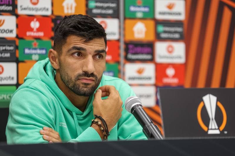 Football. Sporting CP. Press Conference. 25.10.2023