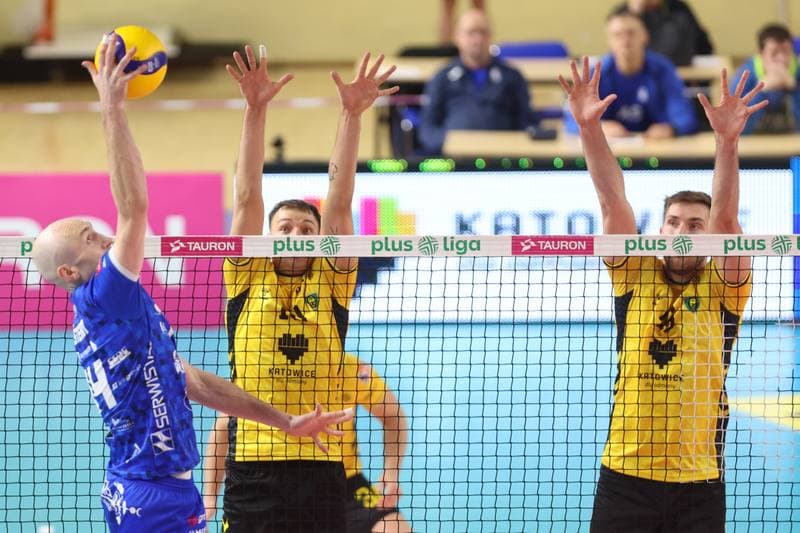 Volleyball. PlusLiga. GKS Katowice - Slepsk Malow Suwalki. 30.10.2023