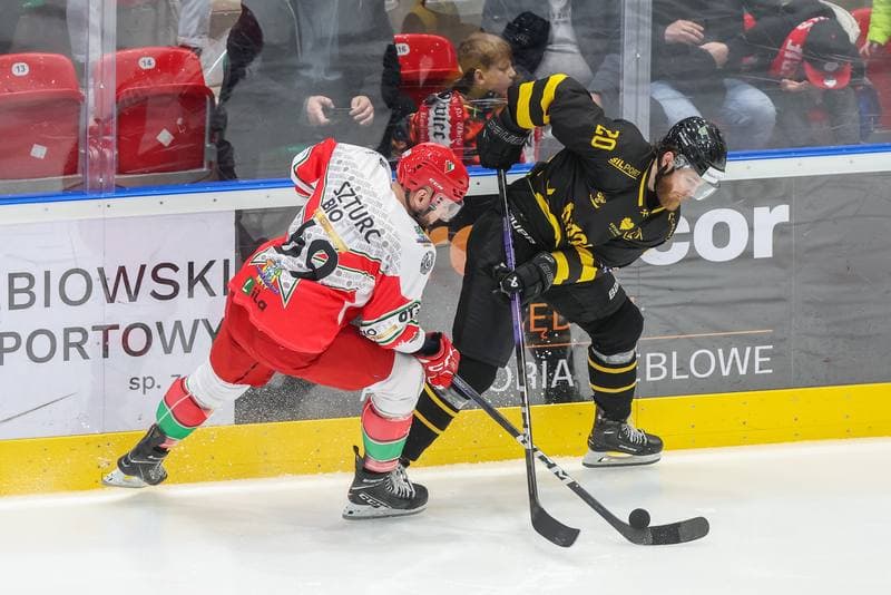 Ice Hockey. Tauron Hokej Liga. Zaglebie Sosnowiec - GKS Katowice. 03.11.2023