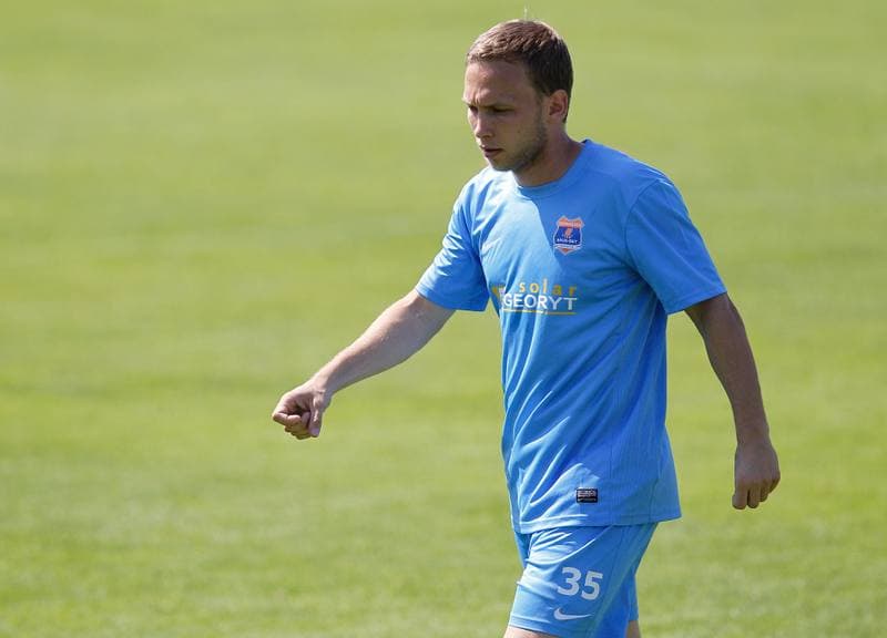 Football. Termalica Bruk-Bet Nieciecza. Training. 03.07.2015