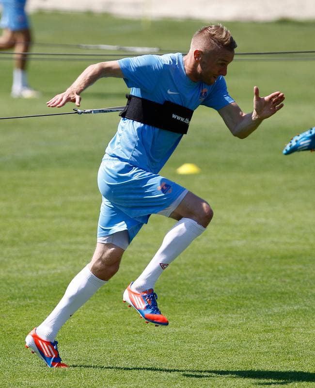 Football. Termalica Bruk-Bet Nieciecza. Training. 03.07.2015