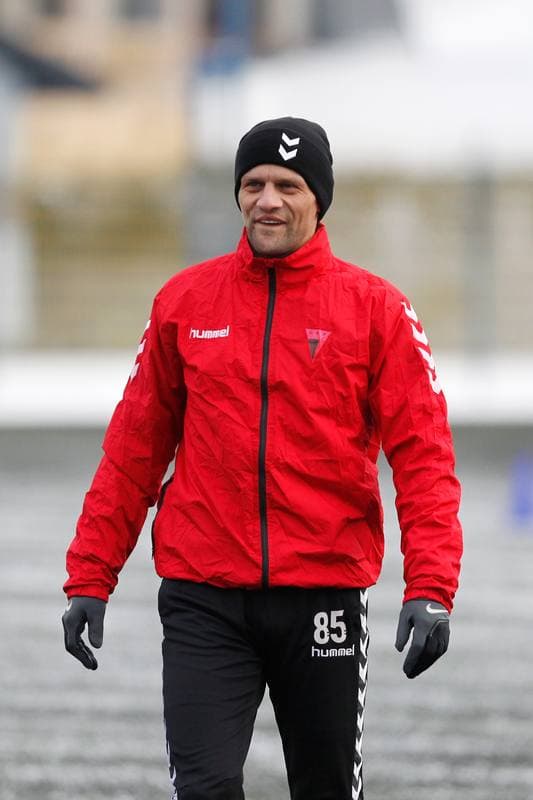 Football. GKS Tychy. Training. 06.01.2017