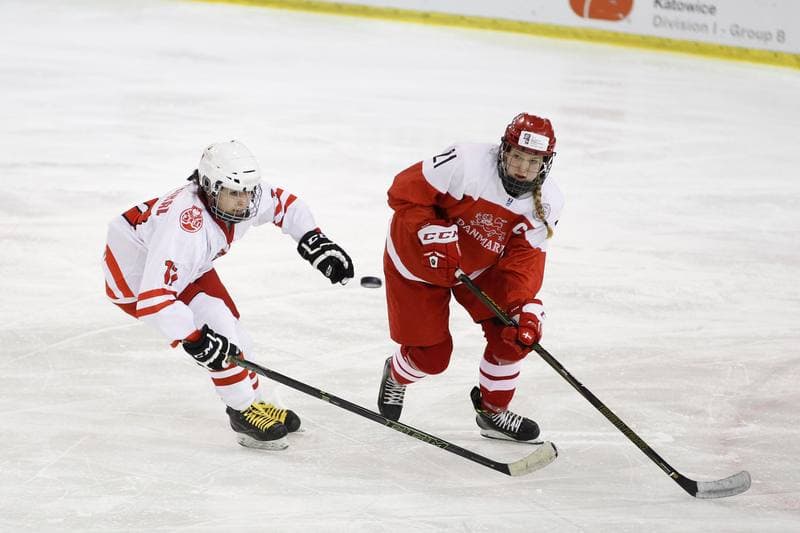Ice Hockey. U18 Women's World Championship. Poland - Denmark. 08.01.2017