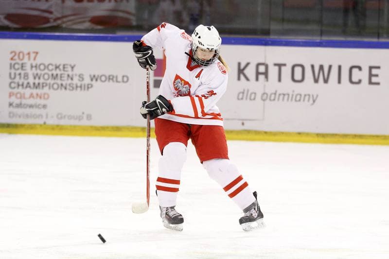 Ice Hockey. U18 Women's World Championship. Kazakhstan - Poland. 09.01.2017