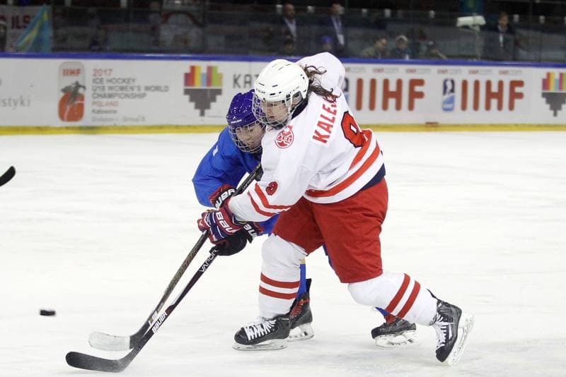 Ice Hockey. U18 Women's World Championship. Kazakhstan - Poland. 09.01.2017