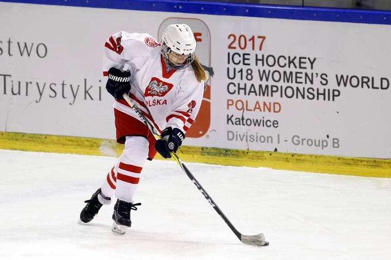Ice Hockey. U18 Women's World Championship. Poland - Italy. 12.01.2017