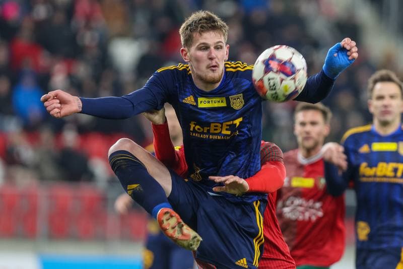 Football. Fortuna I Liga. Zaglebie Sosnowiec - Arka Gdynia. 12.11.2023