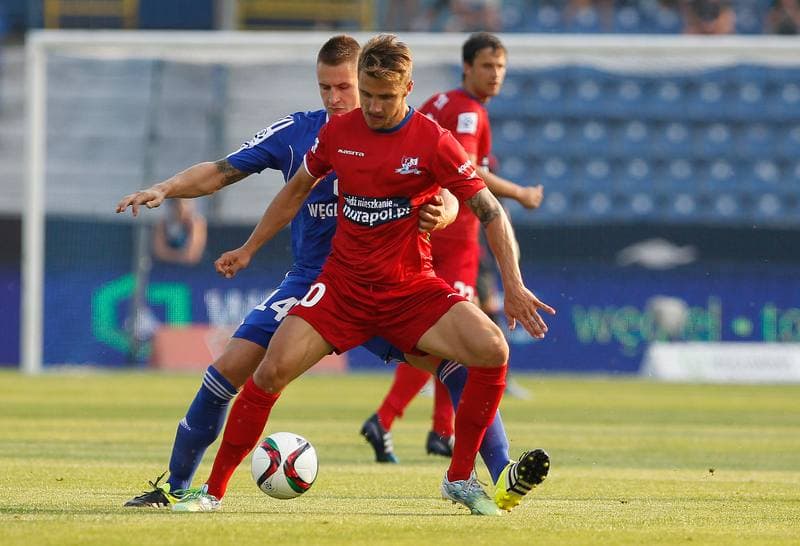 Football. T-Mobile Ekstraklasa. Ruch Chorzow - Podbeskidzie Bielsko Biala. 08.12.2014