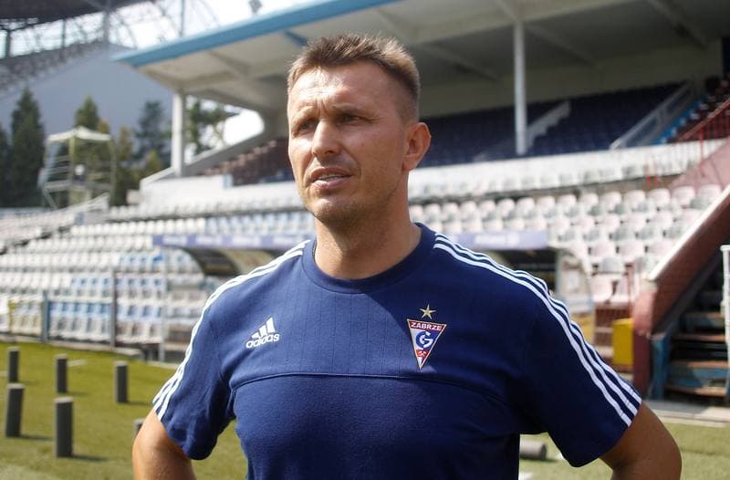 Football. Gornik Zabrze. Training. 14.08.2015