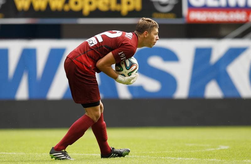 Football. III Liga Opolsko Slaska. Piast II Gliwice - Szombierki Bytom. 22.08.2015