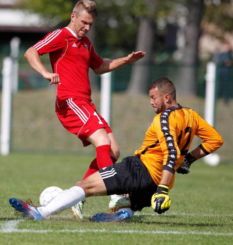 Football. III Liga. Grunwald Ruda Slaska - Gornik II Zabrze. 06.09.2014