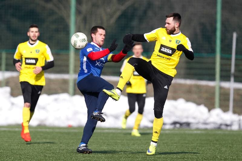 Football. Sparing. GKS Katowice - Rakow Czestochowa. 11.02.2017