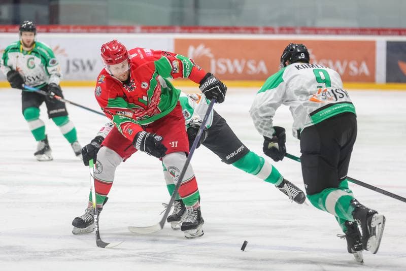 Ice Hockey. Tauron Hokej Liga. JKH GKS Jastrzebie - Zaglebie Sosnowiec. 24.11.2023