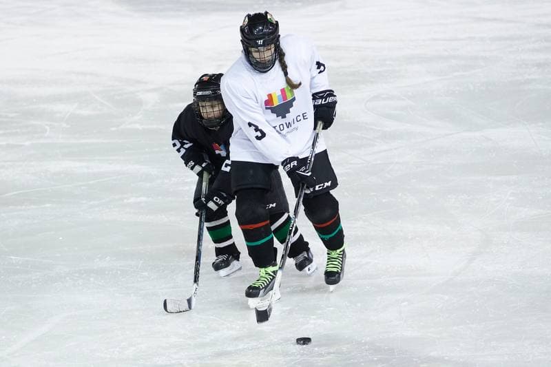 Ice Hockey. Girls Global Game. White Team - Black Team. 18.02.2017
