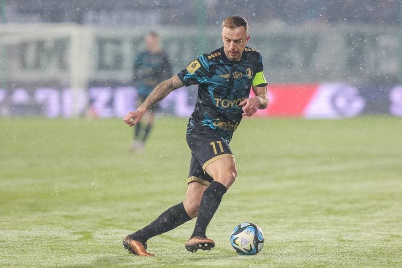 Football. PKO BP Ekstraklasa. Gornik Zabrze - Pogon Szczecin. 01.12.2023