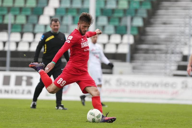 Football. Zaglebie Sosnowiec. Internal Game. 18.02.2017