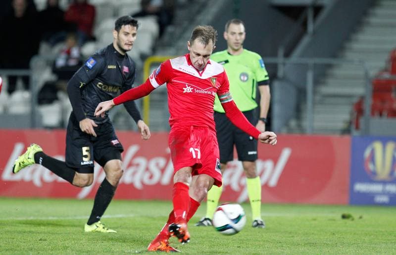 Football. Polish Cup. Cracovia Krakow - Zaglebie Sosnowiec. 19.11.2015