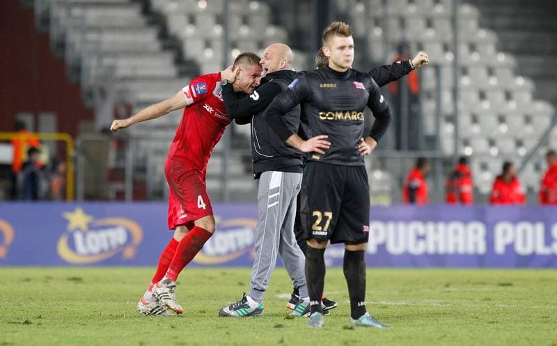 Football. Polish Cup. Cracovia Krakow - Zaglebie Sosnowiec. 19.11.2015