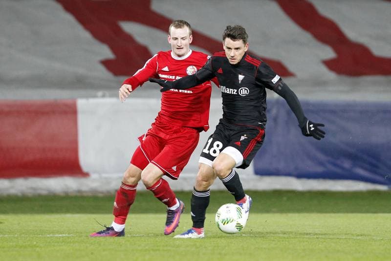 Football. Sparing. Gornik Zabrze - FK Fotbal Trinec. 24.02.2017