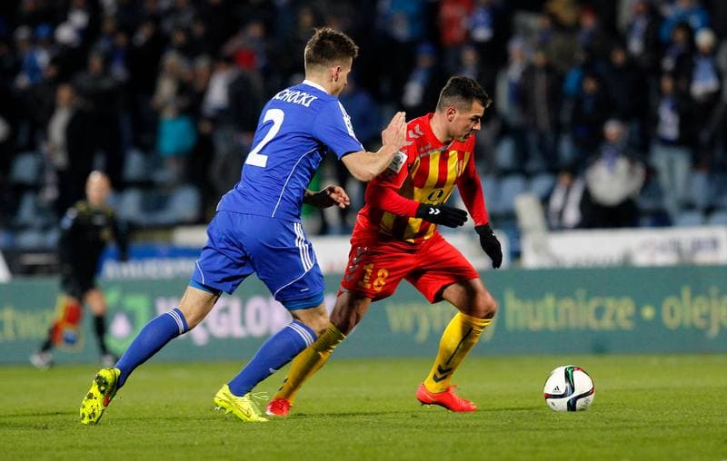 Football. PKO BP Ekstraklasa. Ruch Chorzow - Korona Kielce. 01.12.2015