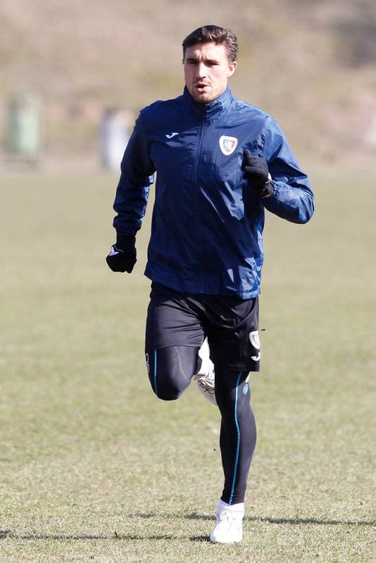 Football. Piast Gliwice. Training. 08.03.2017
