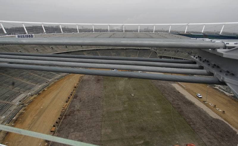 Football. Stadion Slaski. Modernizacja Remont. 07.12.2015