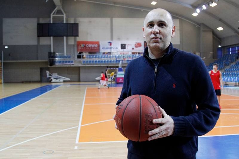 Basketball. MKS Dabrowa Gornicza. Press Conference. 08.12.2015