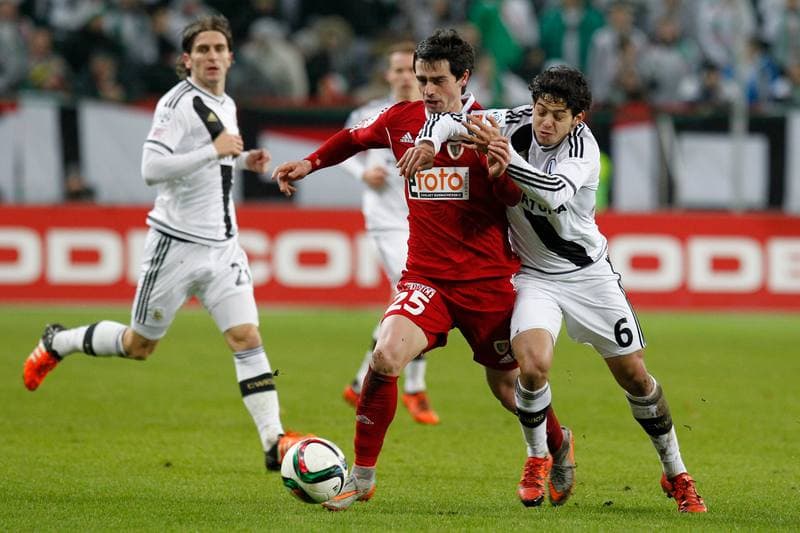 Football. PKO BP Ekstraklasa. Legia Warsaw - Piast Gliwice. 13.12.2015