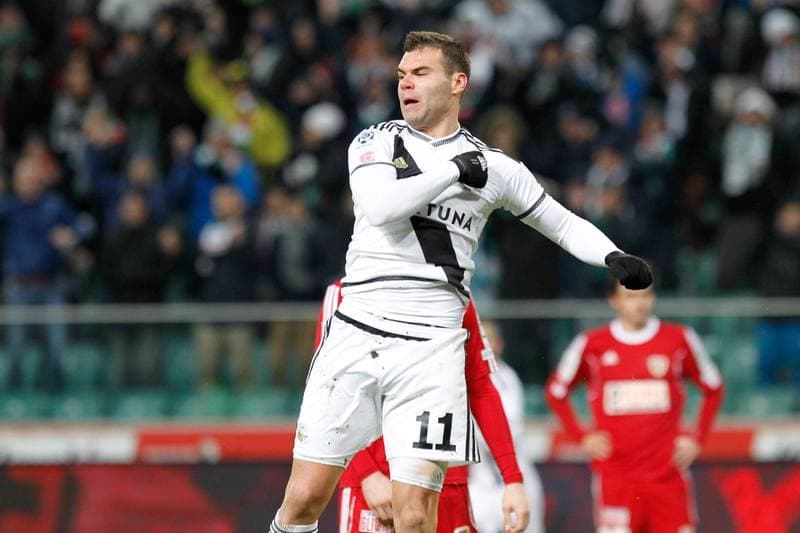 Football. PKO BP Ekstraklasa. Legia Warsaw - Piast Gliwice. 13.12.2015