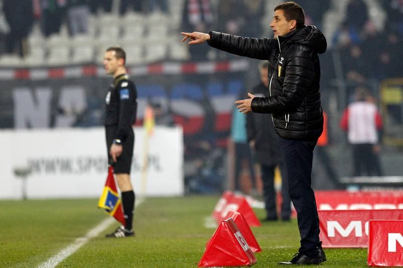 Football. T-Mobile Ekstraklasa. Cracovia Krakow - Korona Kielce. 22.05.2015
