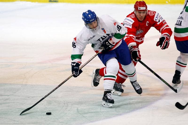 Ice Hockey. EIHC. Kazakhstan - France. 17.12.2015