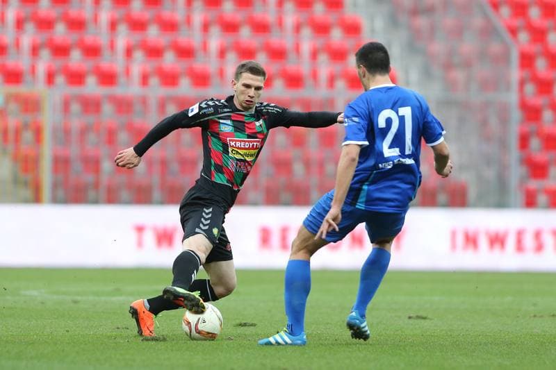 Football. Nice I Liga. GKS Tychy - MKS Kluczbork. 11.03.2017