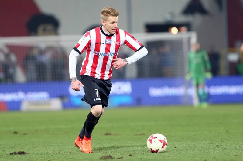 Football. Lotto Ekstraklasa. Cracovia Krakow - Zaglebie Lubin. 13.03.2017