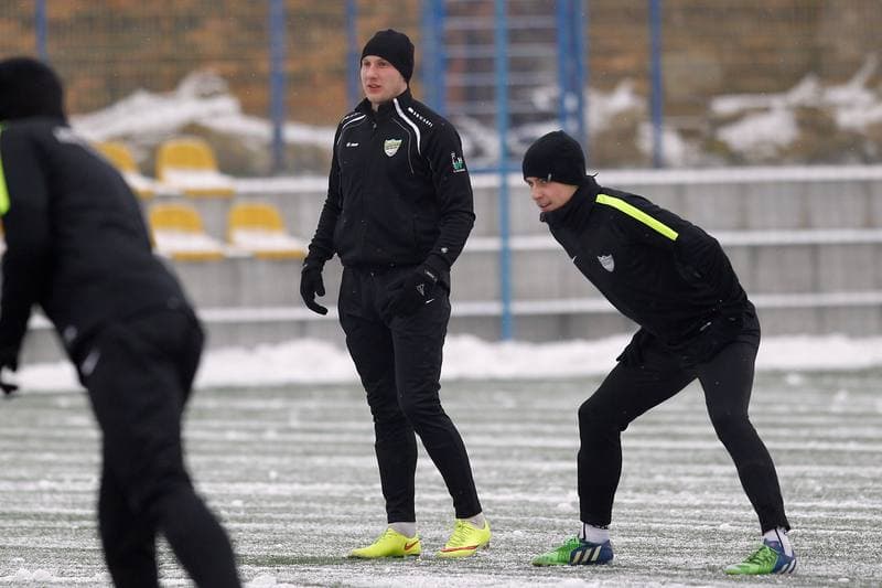 Football. Rozwoj Katowice. Training. 05.01.2016