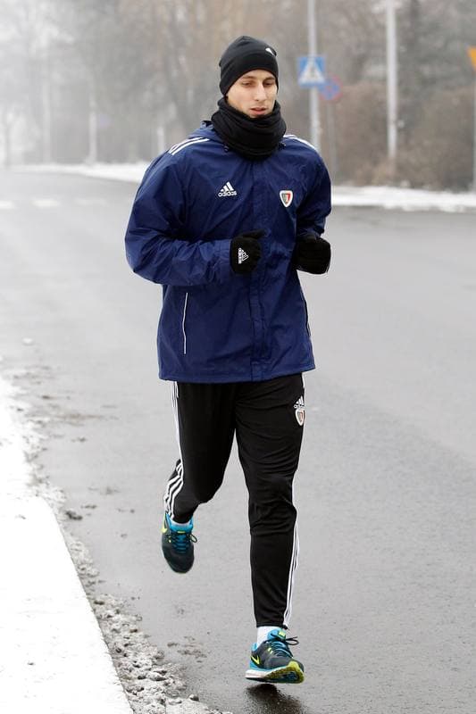 Football. Piast Gliwice. Training. 07.01.2016
